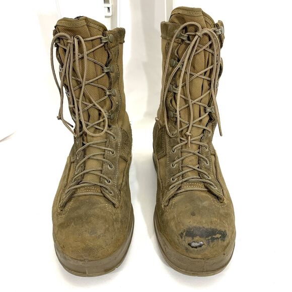 Belleville 330 COY ST Steel Toe Wide Combat Boots Reg Desert Tan Military SZ 9 W - Picture 5 of 14